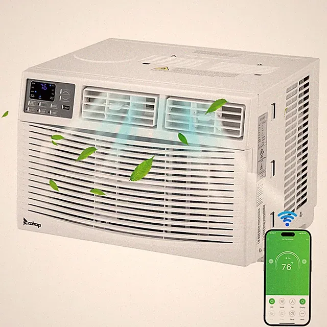 14000 BTU 115V Window Air Conditioner w/Remote Control & LED Digital Panel, Wifi