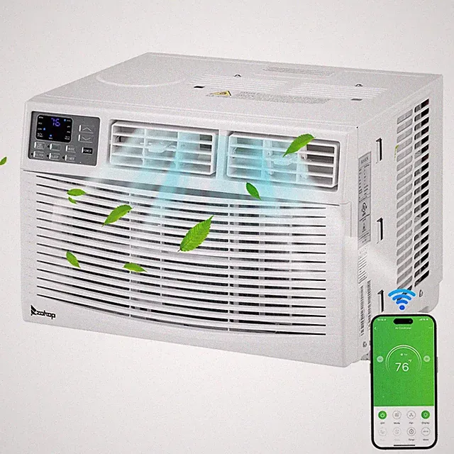 14000 BTU Smart Window Air Conditioner Window AC Unit with WiFi & Remote Control