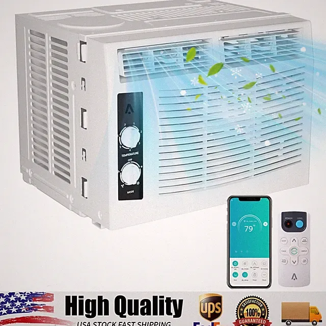 5000 BTU Air Conditioner Window Unit, Fast Cooling to 150 Sq.Ft. Window AC Unit