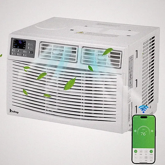 ZOKOP 12000 Window Air Conditioner 115V 550 Sq.Ft. for Bedroom, Den, Living Room